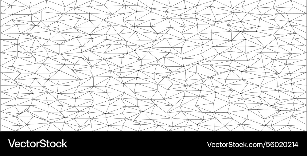 Abstract geometric pattern with chaotic triangular Vector Image