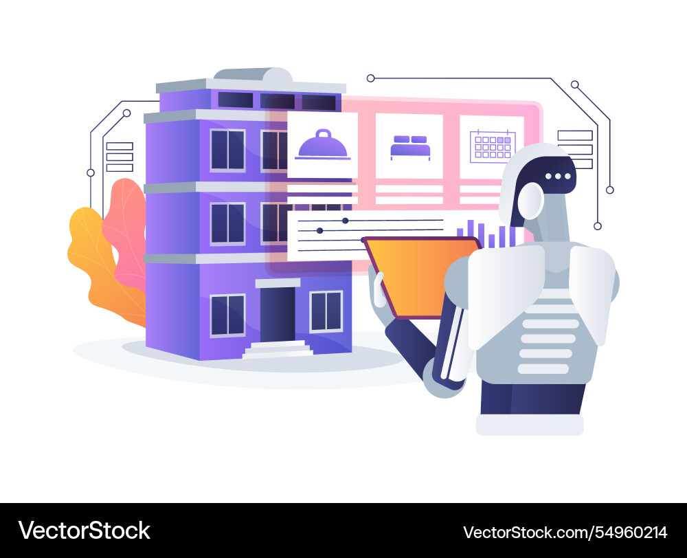 Ai-streamlined Personalplanung abstraktes Konzept Ai-streamlined Personalplanung abstraktes Konzept vektorbild