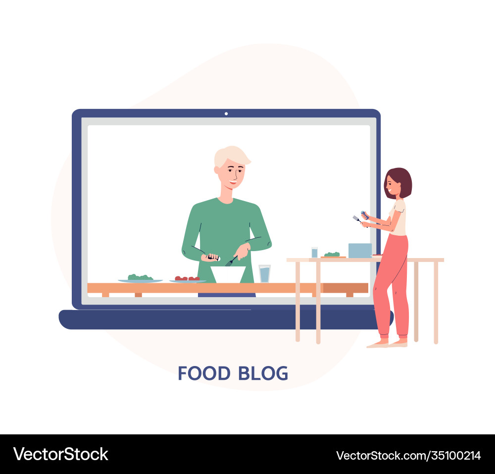 Flat video tutorial Vector Image