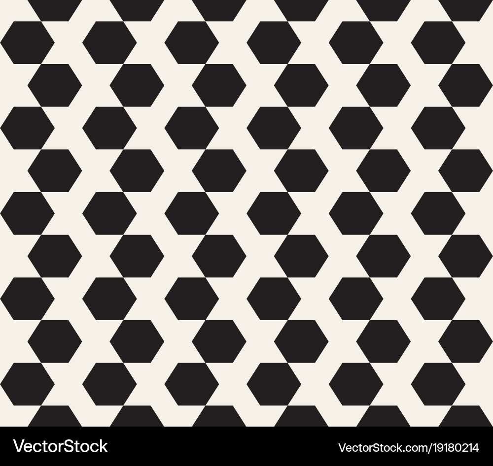 Geometric Hexagonal Pattern vector image