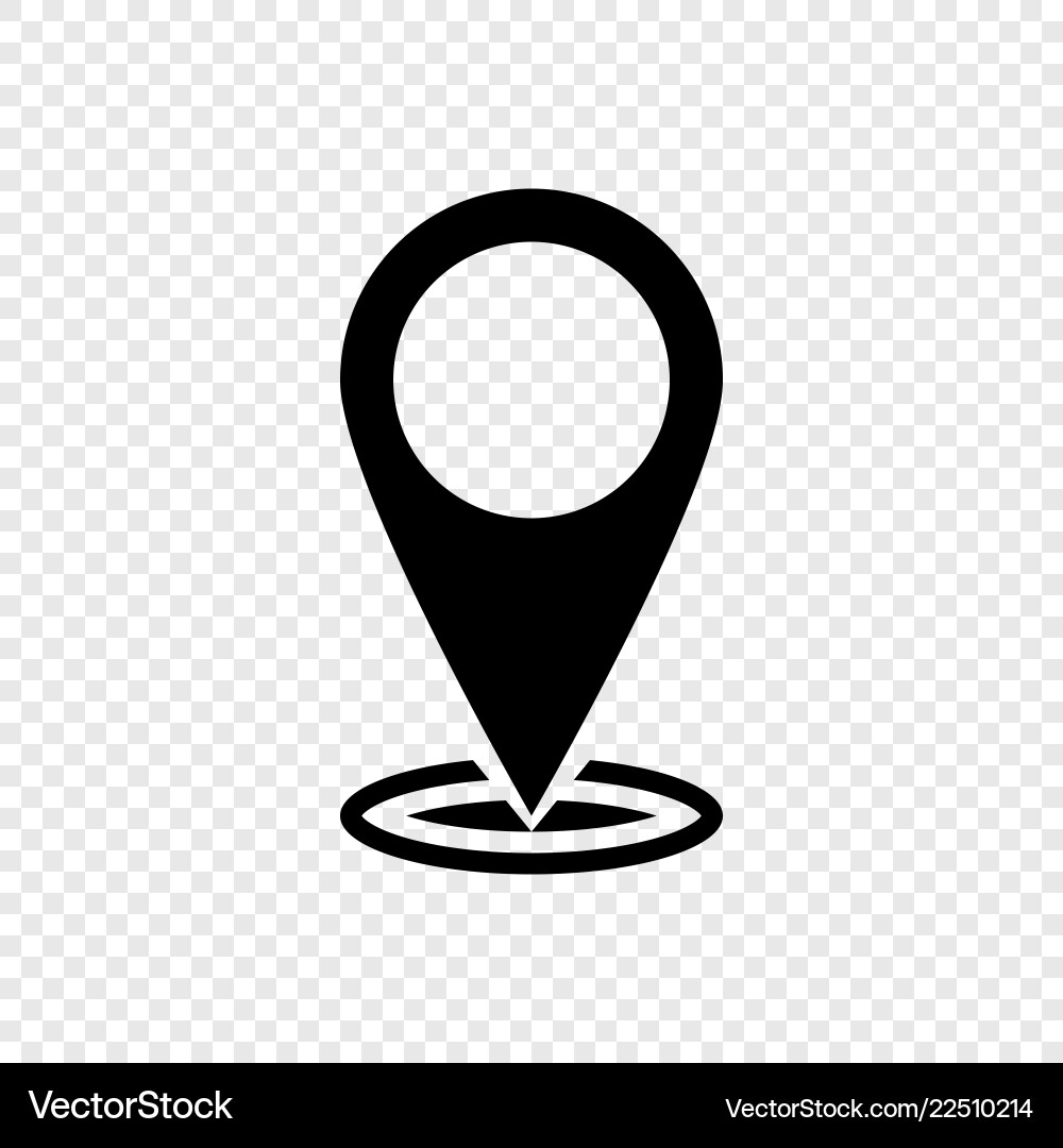 Map pin icon pointer vector image