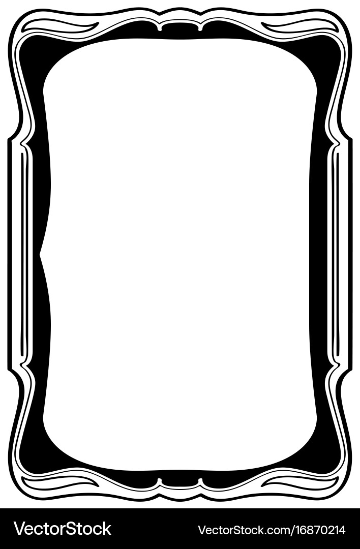 Page border a4 design for project vector image
