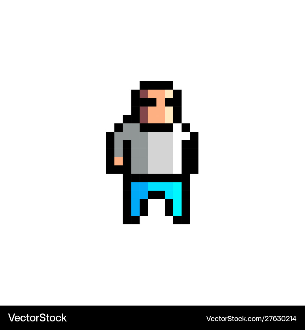 Pixel object art Pixel object art vector image