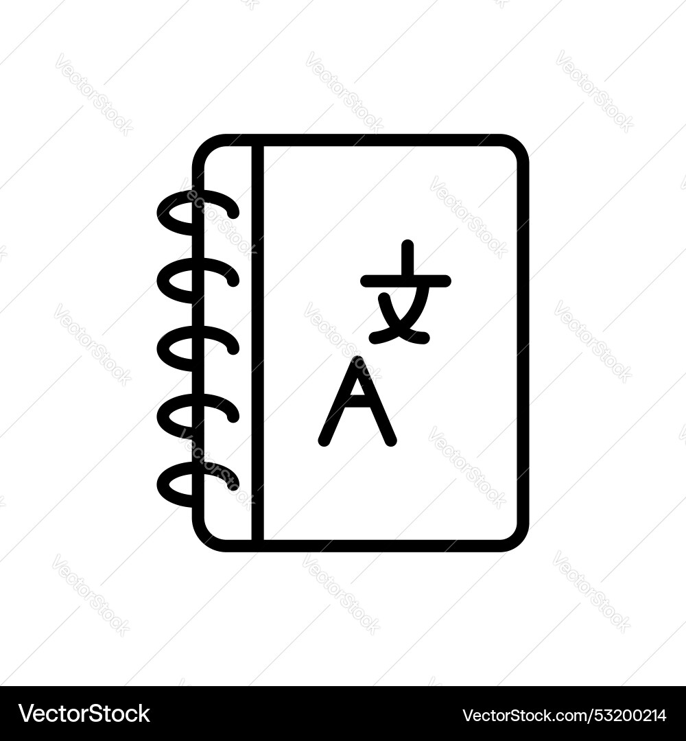 Translation icon set language interpreter symbol Translation icon set language interpreter symbol vector image