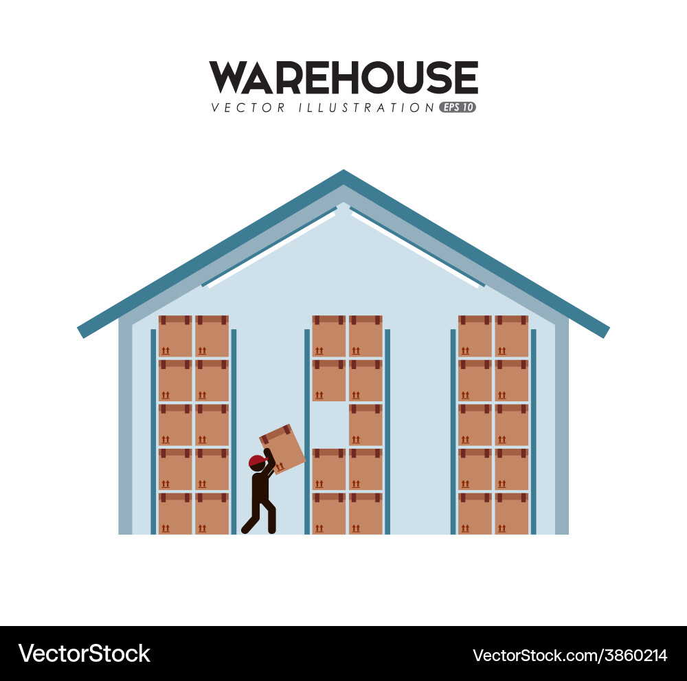 Warehouse Royalty Free Vector Image Vectorstock