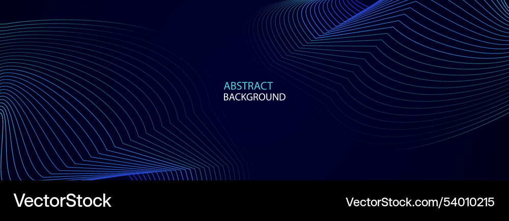 Abstract Glowing Lines Background vector image