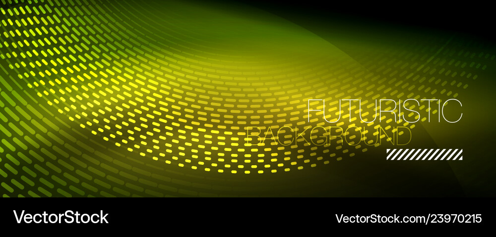 Digital flowing wave particles abstract background Digital flowing wave particles abstract background Vector Image