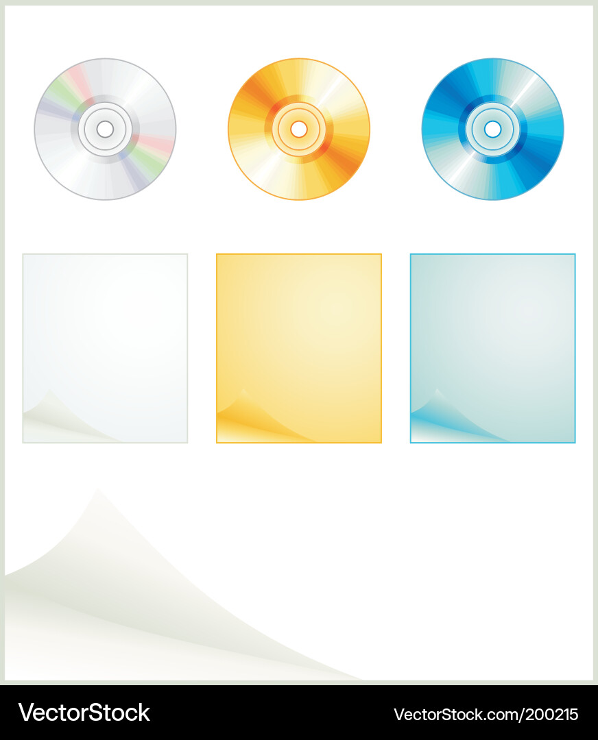 Disk Vector Image
