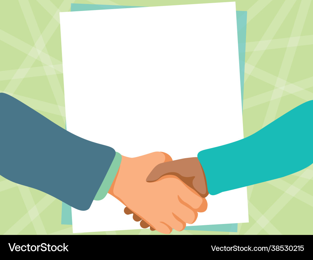 Two men drawing with empty paper background shake Two men drawing with empty paper background shake Vector Image