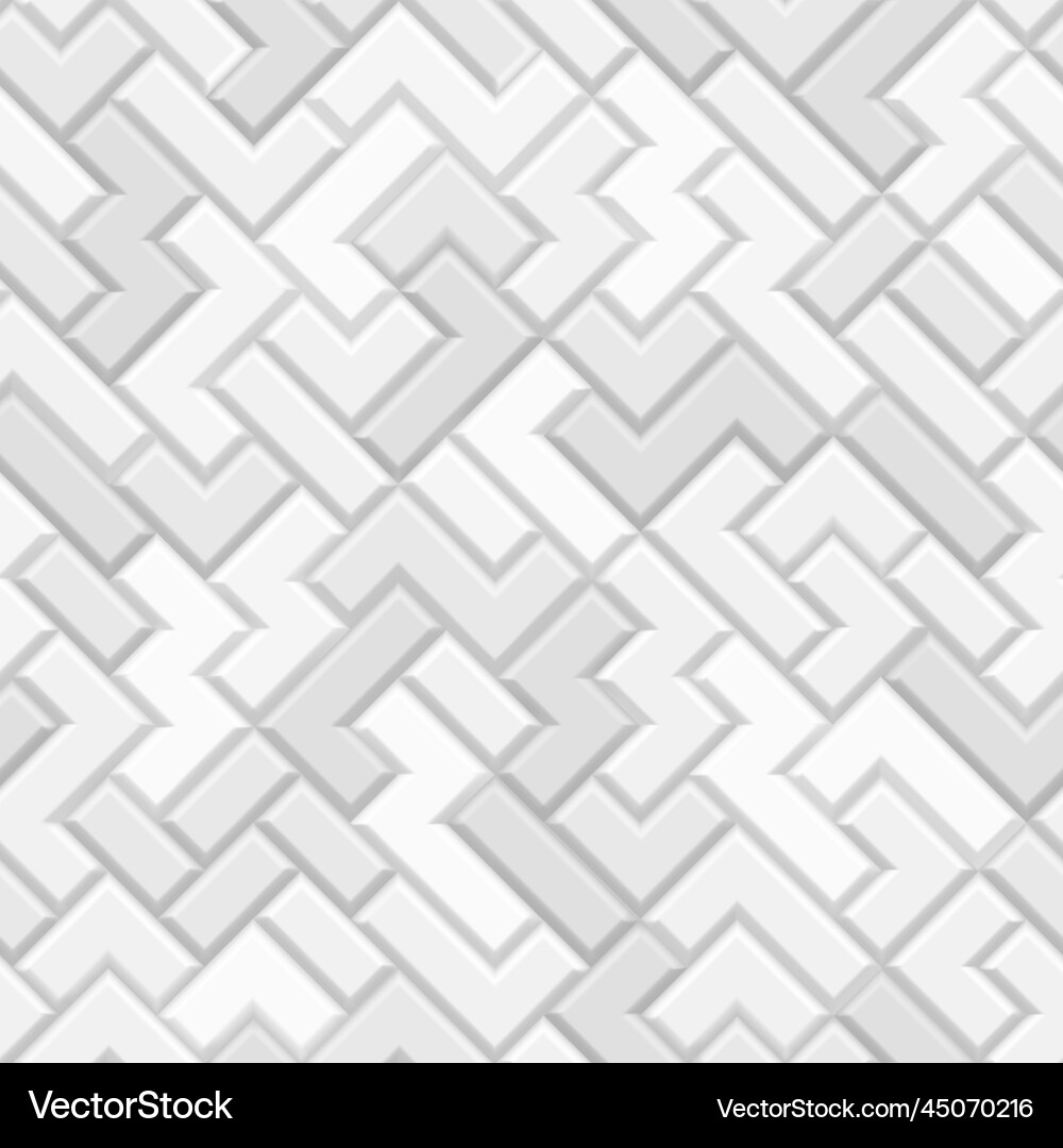 Abstract seamless pattern of blocks Vector Image