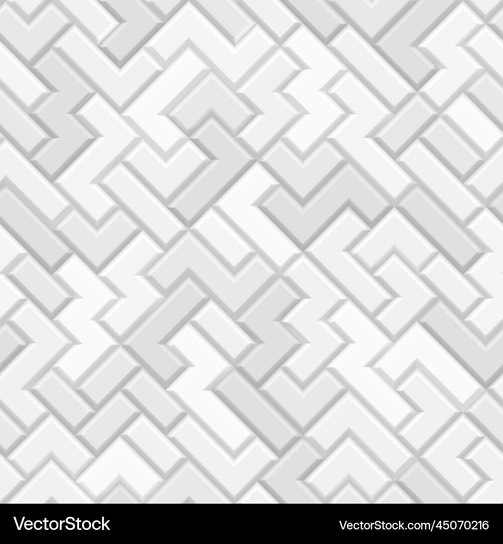 Abstract seamless pattern of blocks vector image