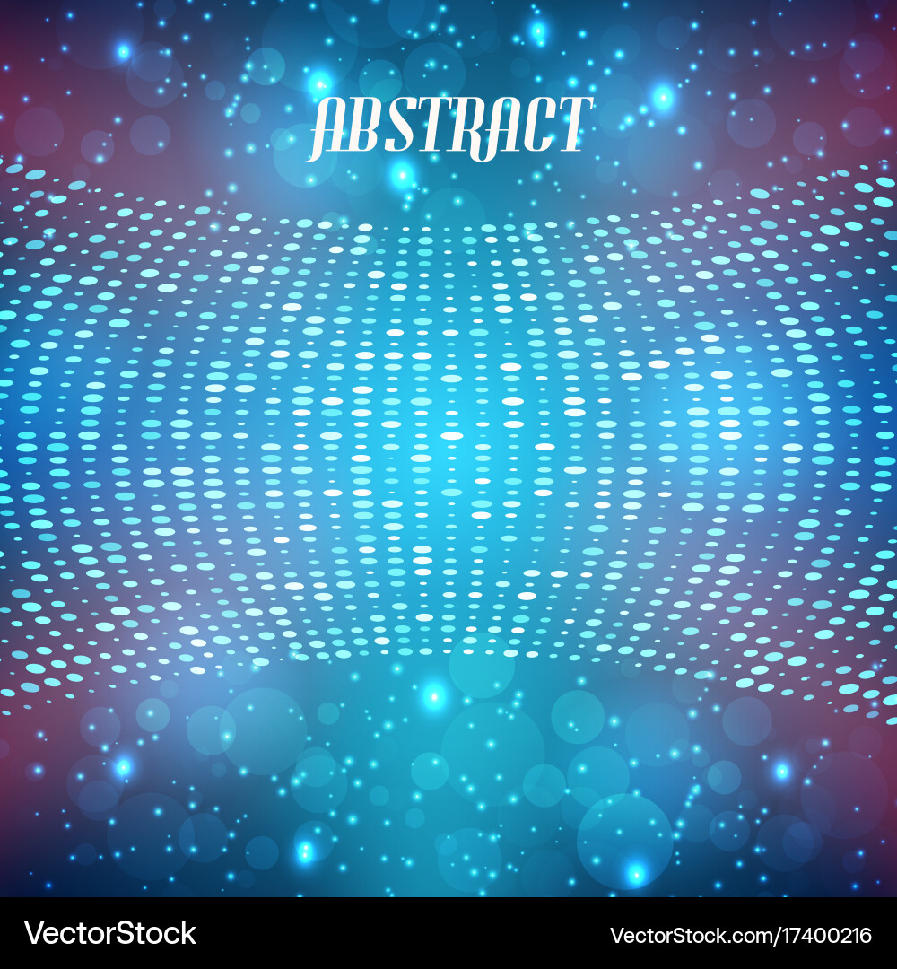 Field from circles background vector image