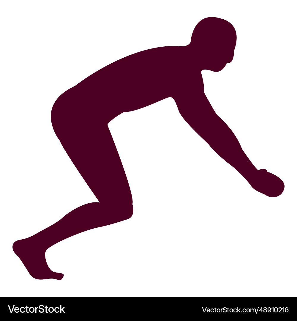Man jumping sequence 7 Vector Image