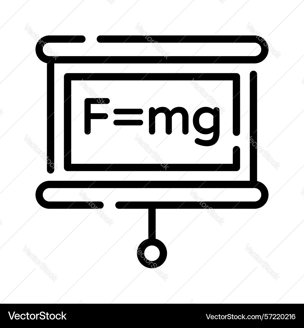 Physics class Vector Image