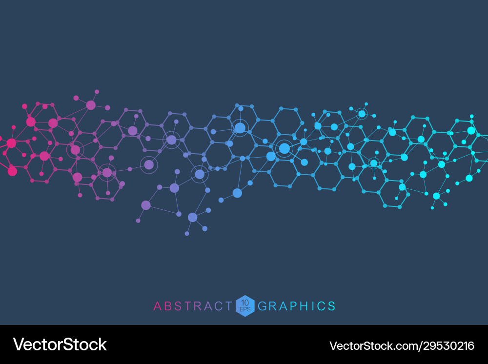 Science network pattern connecting lines and dots Science network pattern connecting lines and dots vector image