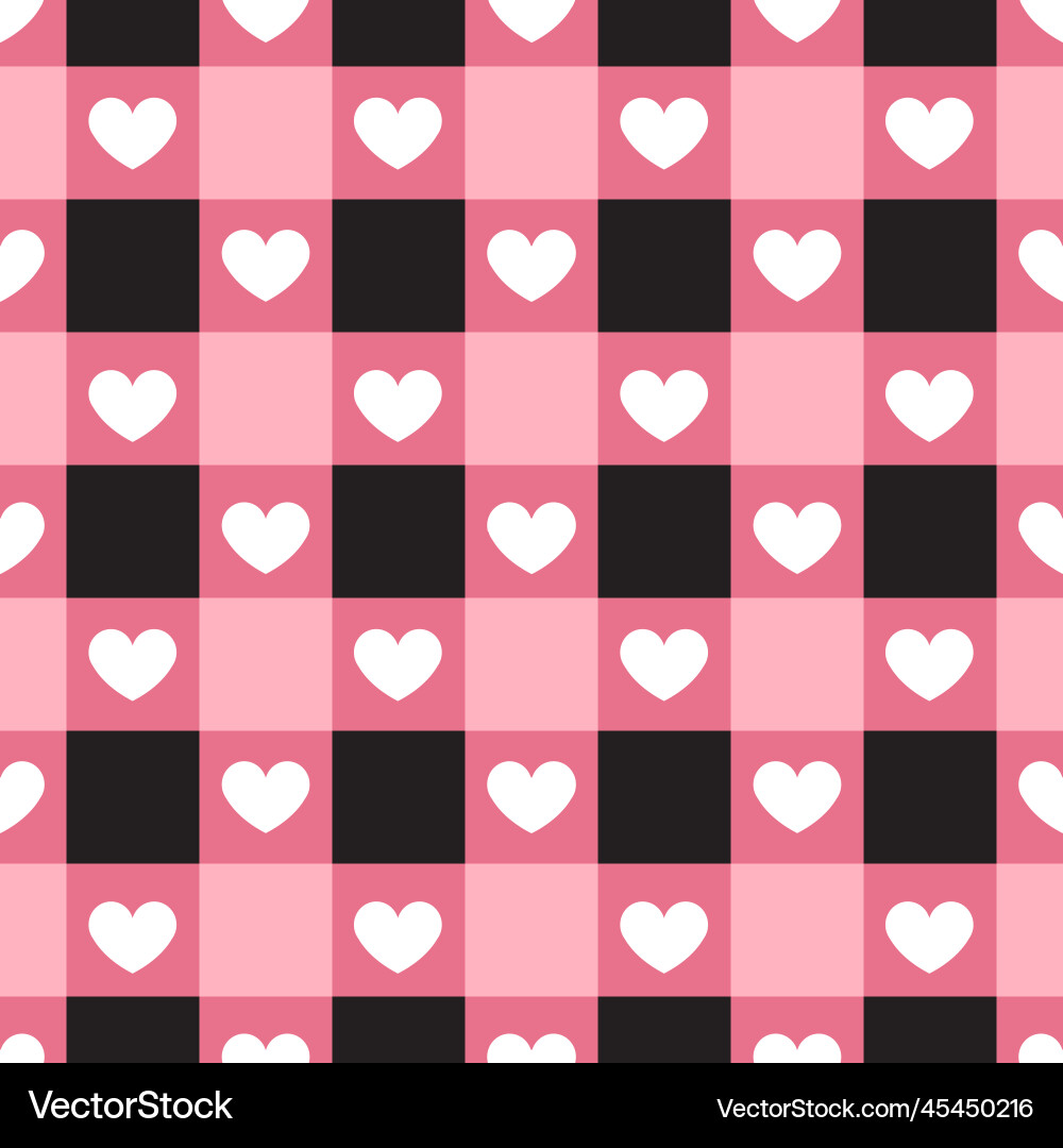 Seamless pattern of texture with hearts Seamless pattern of texture with hearts vector image