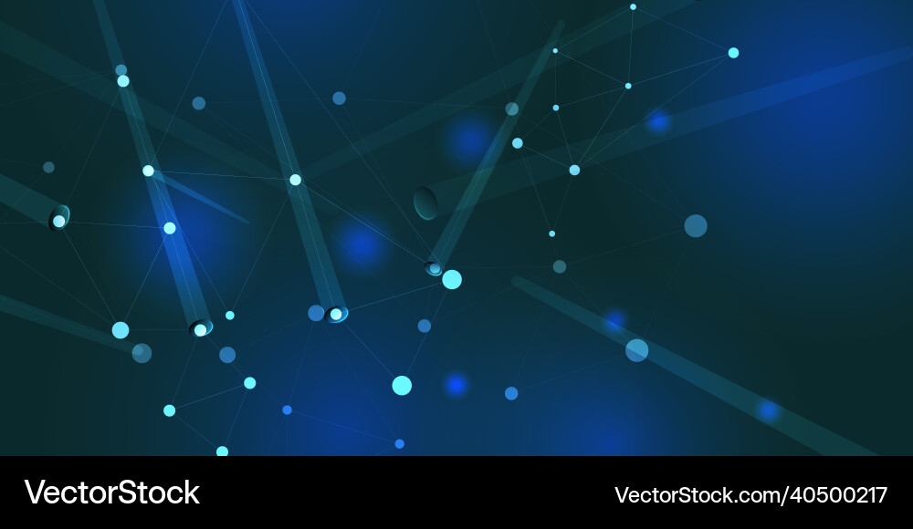 Abstract Network Connection vector image
