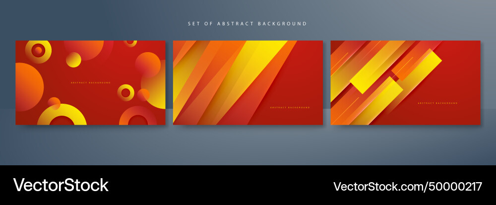 Dynamic Red and Orange Abstract Background vector image