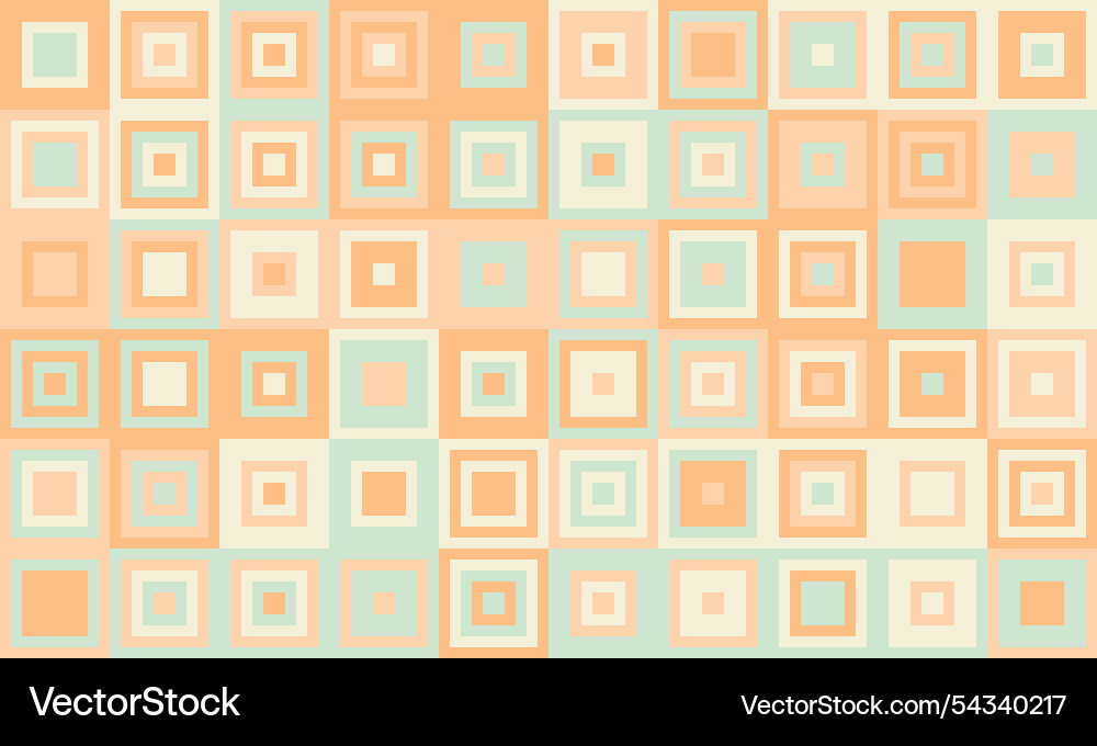 Symmetrical cube design with soft colours perfect vector image