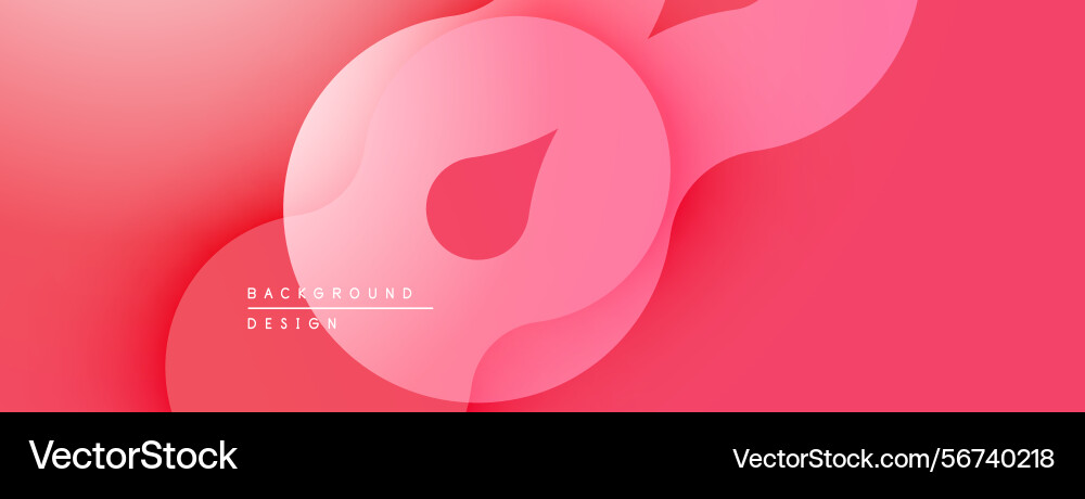 Abstract pink design overlapping shapes create Abstract pink design overlapping shapes create Vector Image