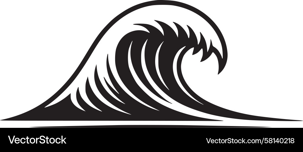 Dynamic Wave Form Vector Image