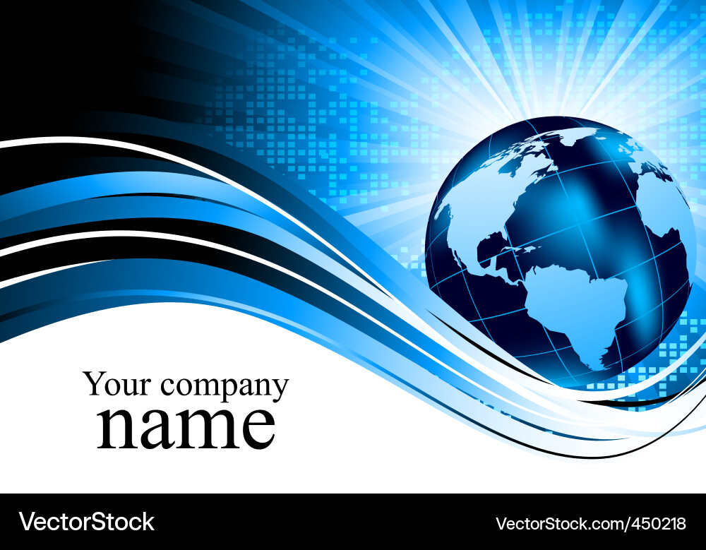 Global Connection vector image