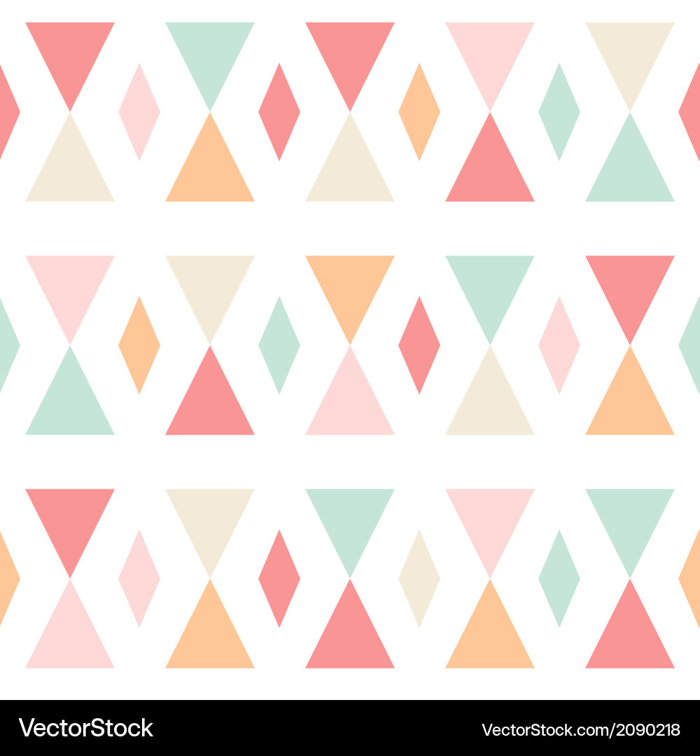 Modern Geometric Triangles Pattern vector image
