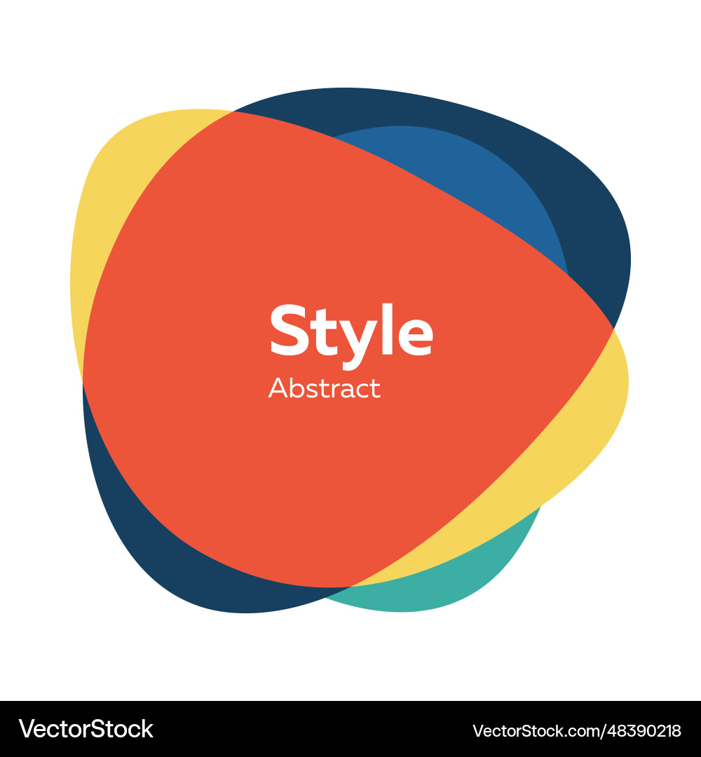 Trendy minimal abstract design Trendy minimal abstract design Vector Image