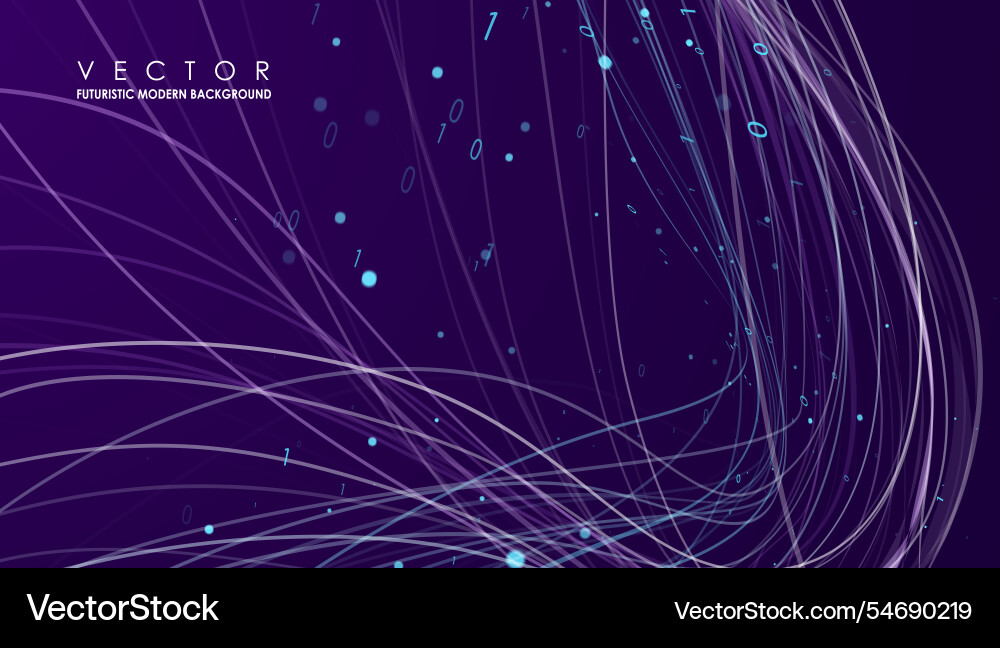 Abstract data transmission visualization Abstract data transmission visualization vector image