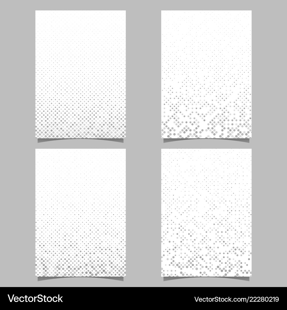 Abstract dot pattern background brochure template Vector Image