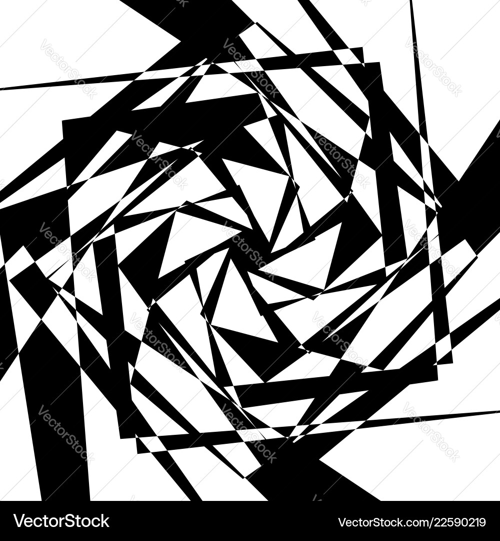 Edgy geometric element random shape abstract Vector Image
