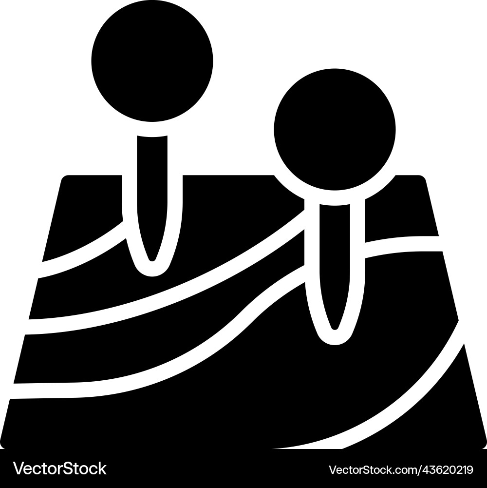 Map pin icon location and navigation vector image