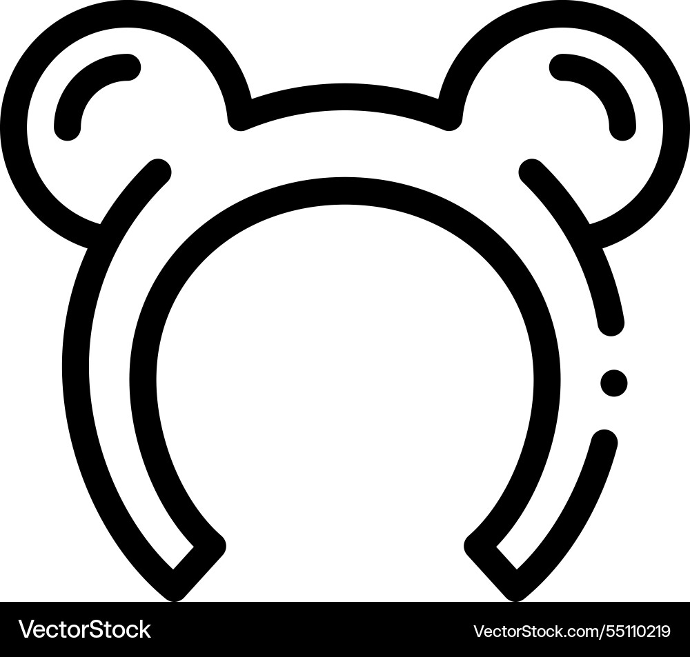 Mouse pointer icon thin linear style design Mouse pointer icon thin linear style design vector image