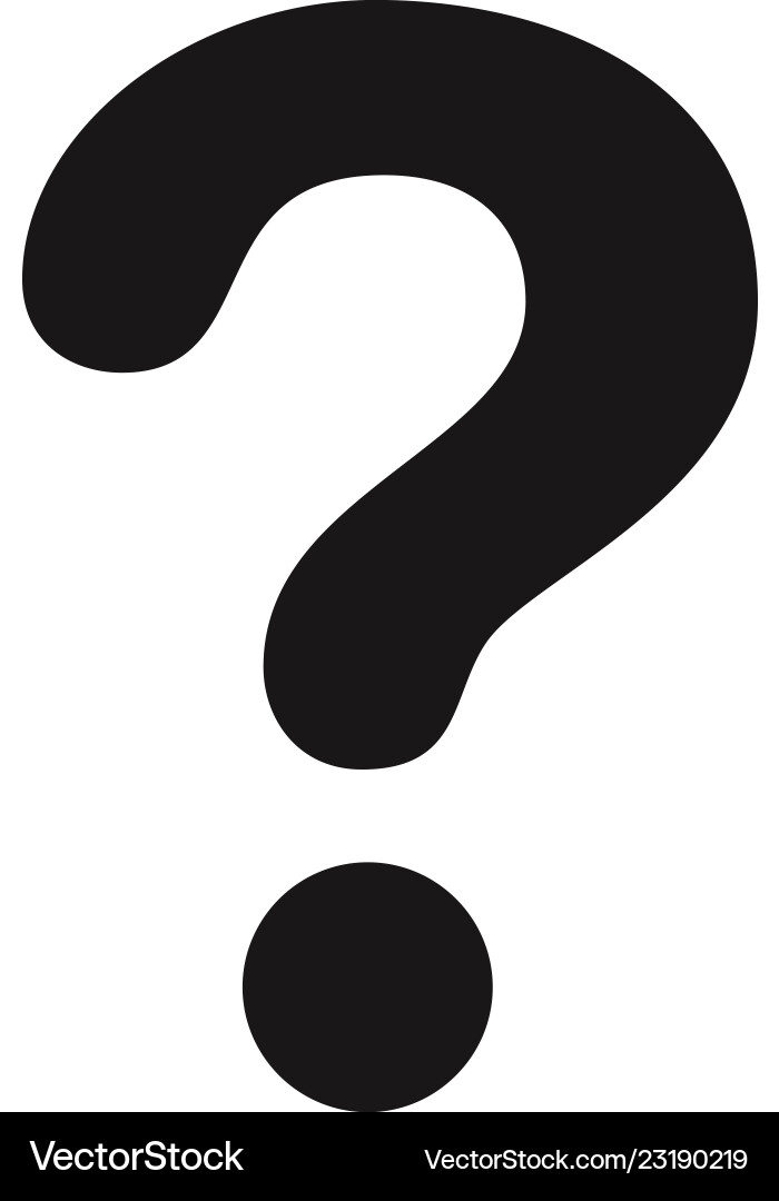Question mark icon Royalty Free Vector Image - VectorStock
