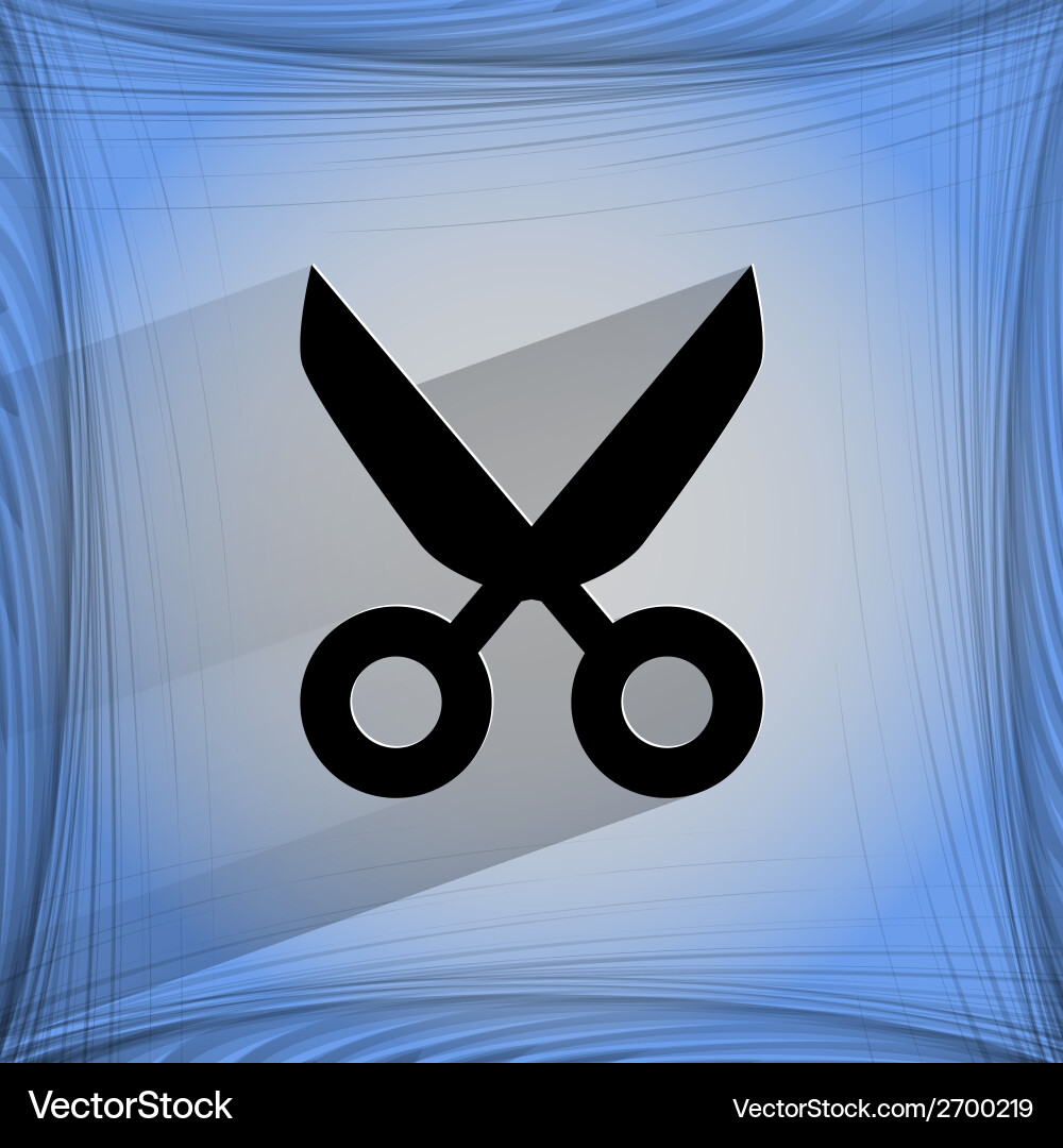 Scissors flat modern web design vector image