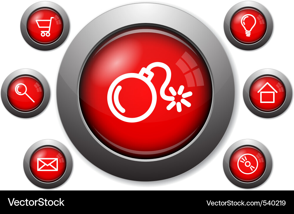 Web buttons Vector Image