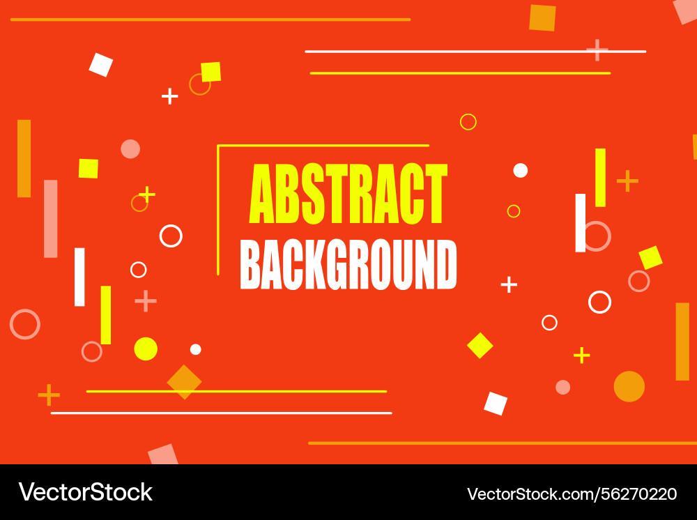 A banner displaying colorful design with text A banner displaying colorful design with text vector image