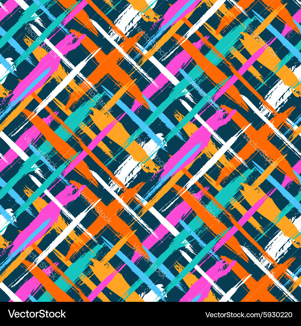 Diagonal Brushstroke Pattern vector image