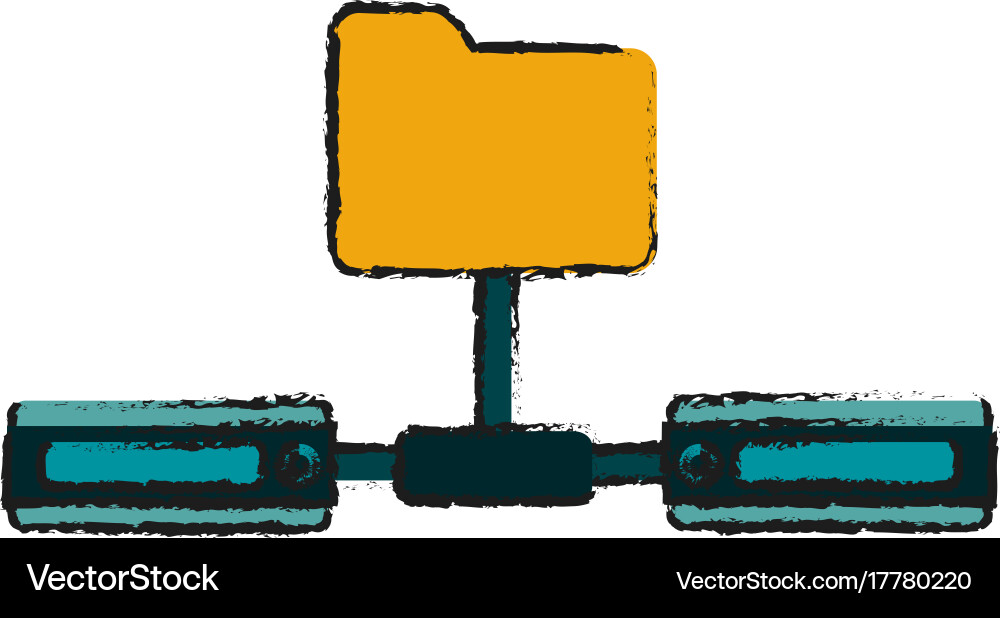 File folder icon image vector image