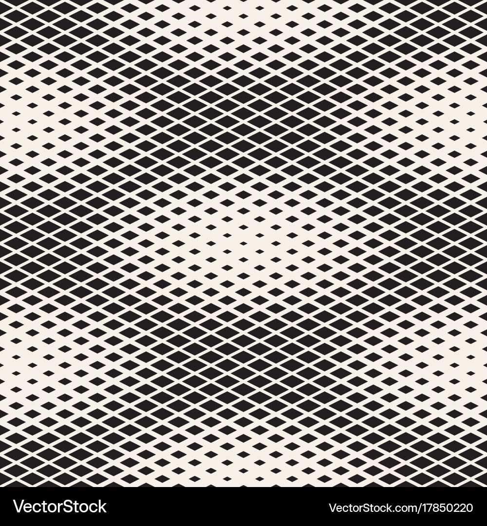 Repeating rectangle shape halftone modern lattice vector image