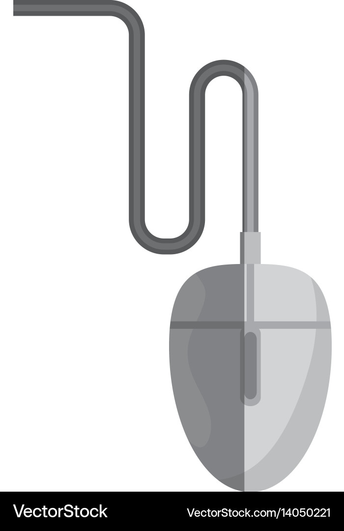 Computer mouse isolated icon vector image