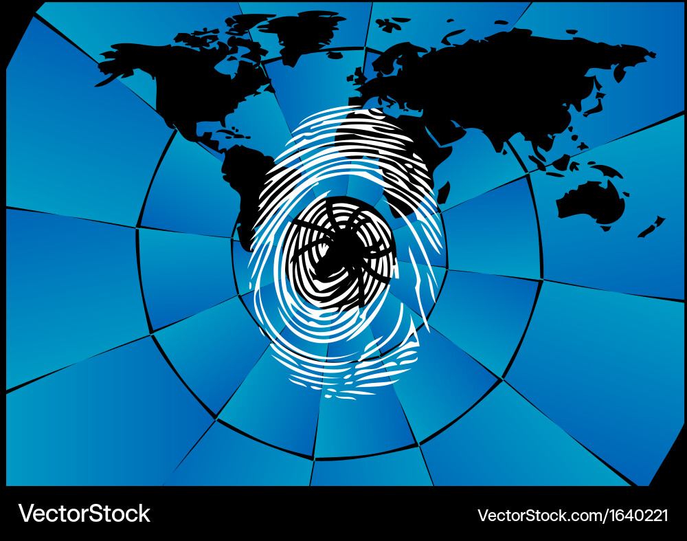Digital Network Abstract vector image