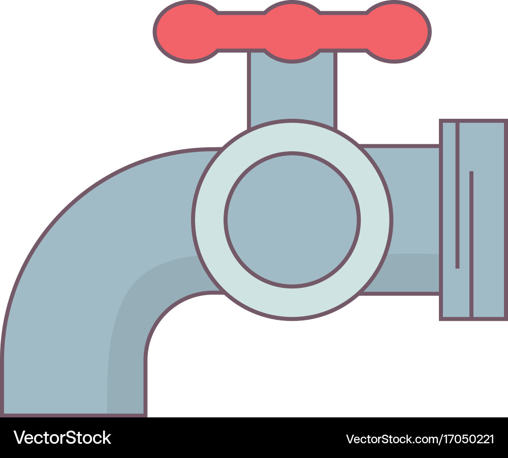 Pipes plumbing design Royalty Free Vector Image