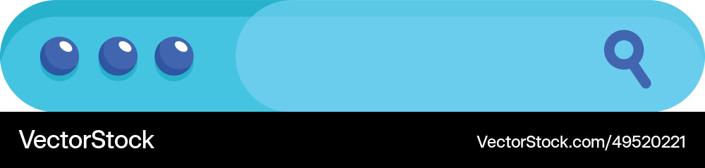 Ui ux element browser vector image