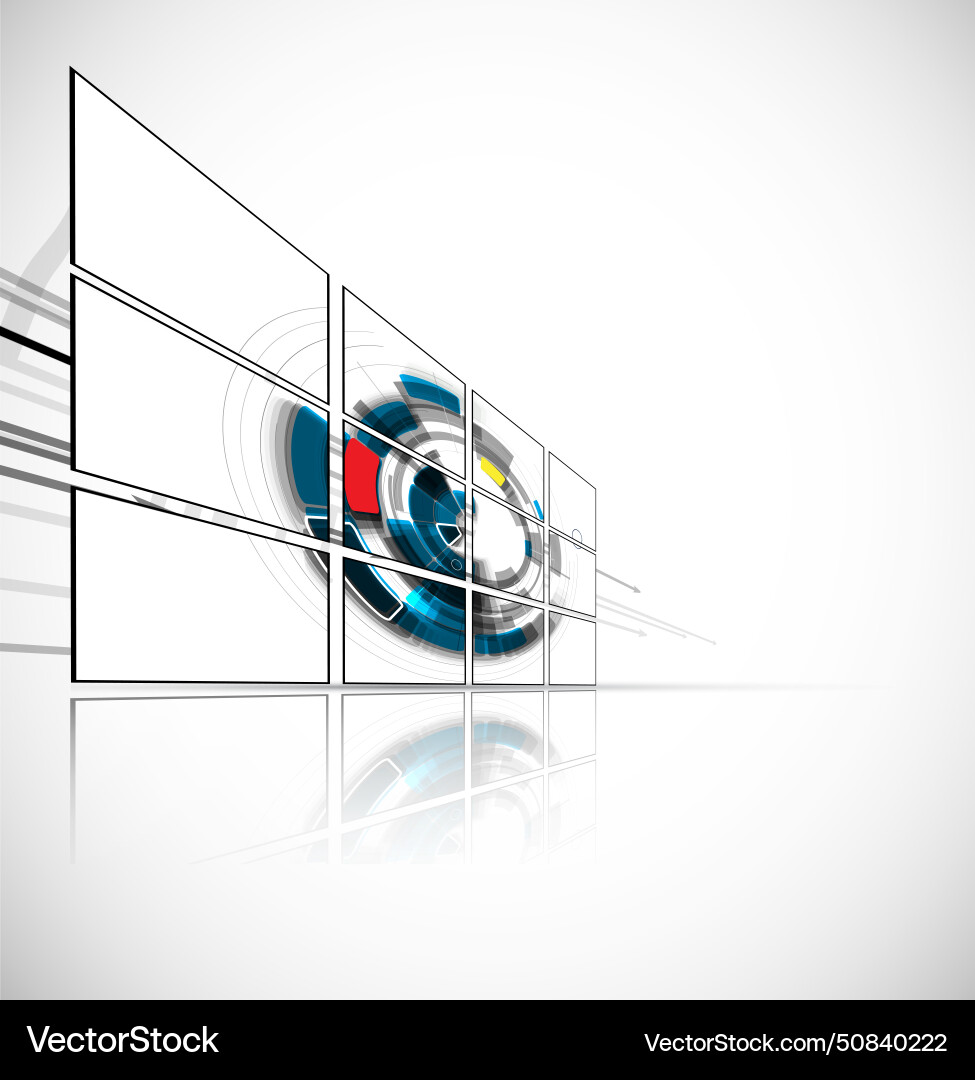 Abstract futuristic internet high computer Abstract futuristic internet high computer vector image