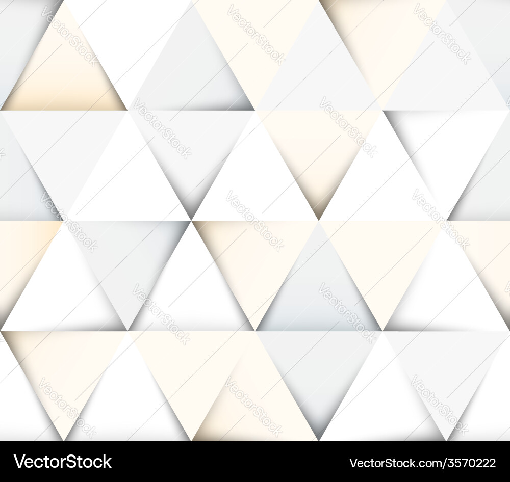 Abstract geometric seamless pattern with triangles vector image