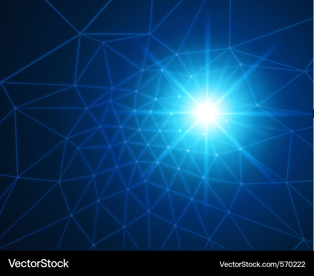 Abstract Technology Mesh Vector Image