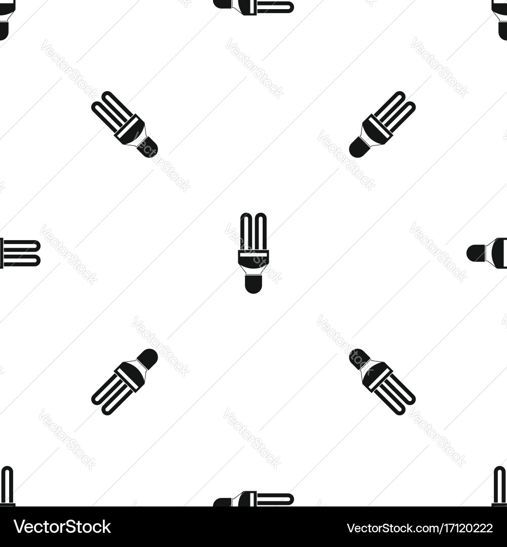 Fluorescence lamp pattern seamless black Vector Image