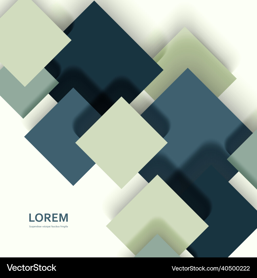 Modern Abstract Square Pattern vector image