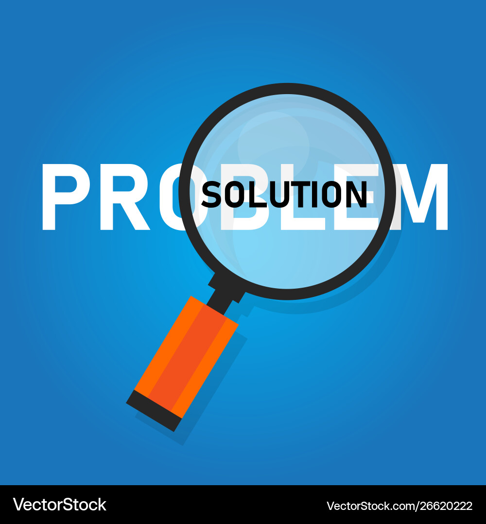 Problem Solving Concepts vector image